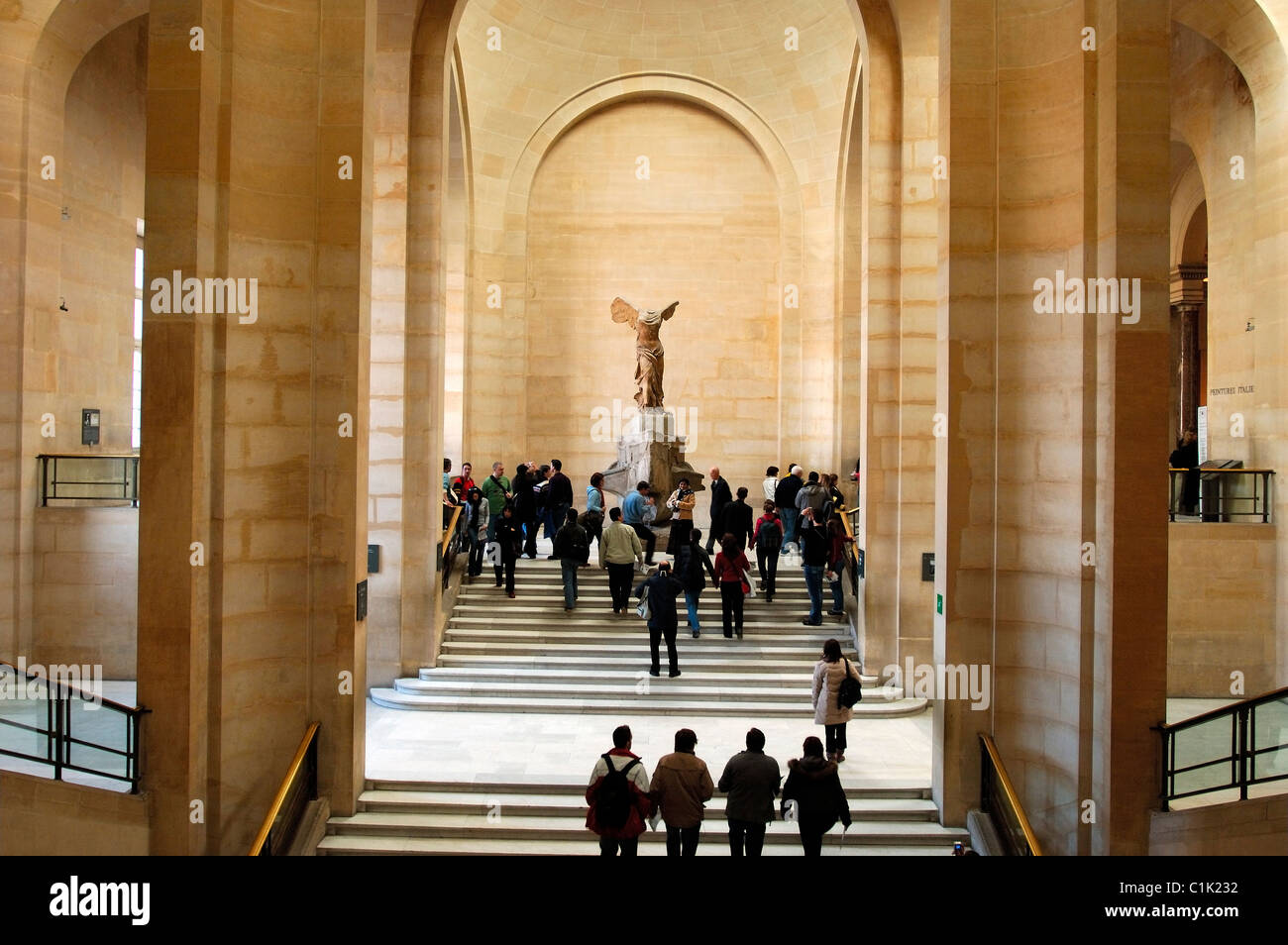France, Paris, Louvre, la Victoire de Samothrace de Samothrace Banque D'Images