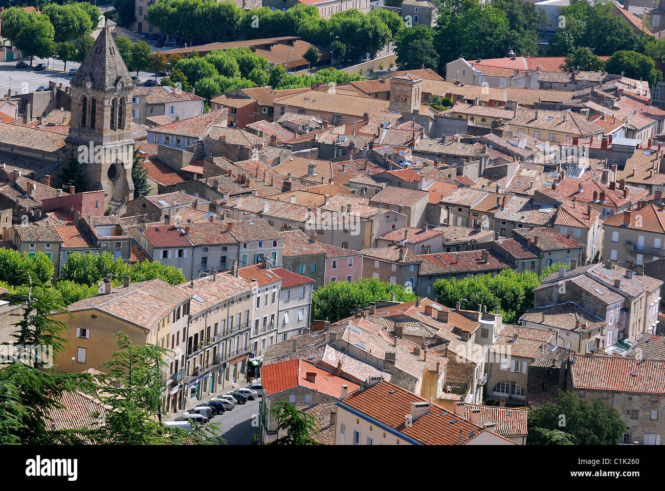 La France, l'Ardèche, Privas Photo Stock - Alamy