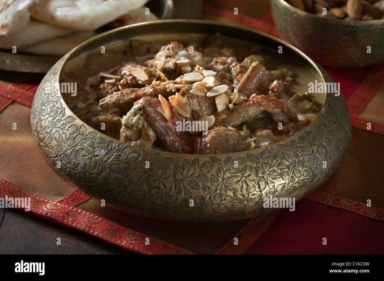 Pasanda agneau. Pasanda Gosht curry. L'alimentation de l'Inde Banque D'Images