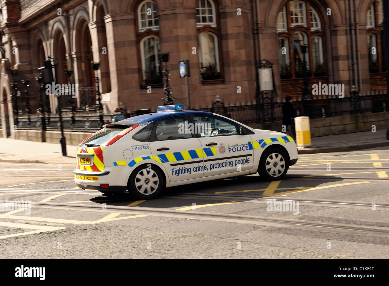 Voiture de patrouille de police de la circulation Banque de ...