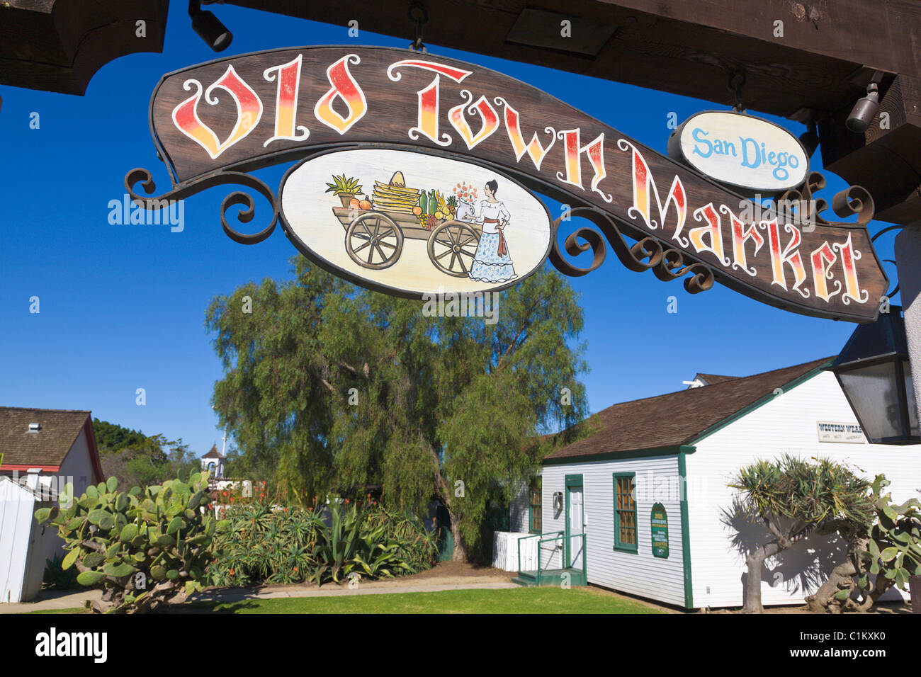 Marché de la vieille ville, San Diego, Californie, USA Banque D'Images