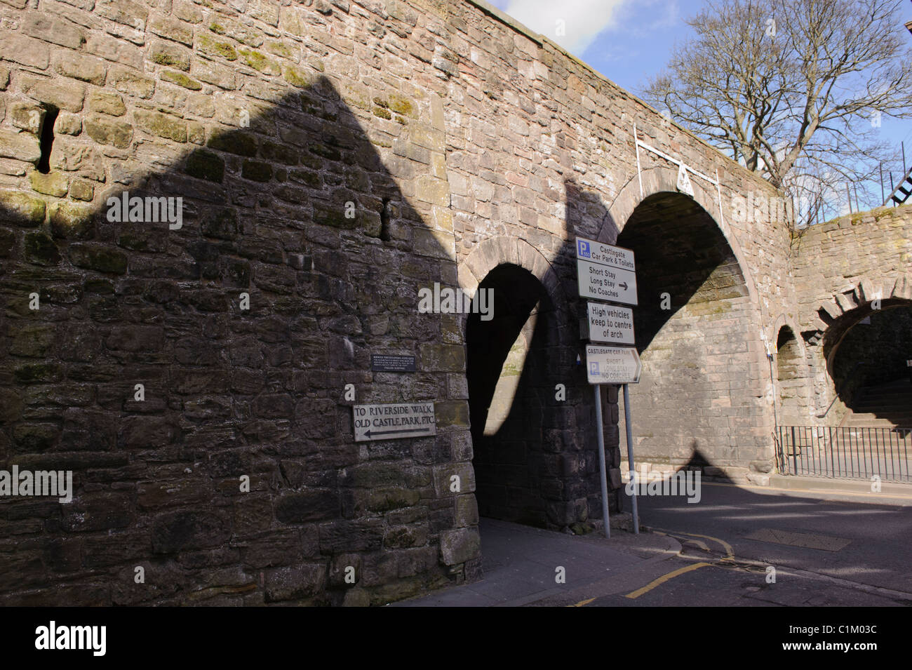 Remparts, Brixham, ville frontière Banque D'Images