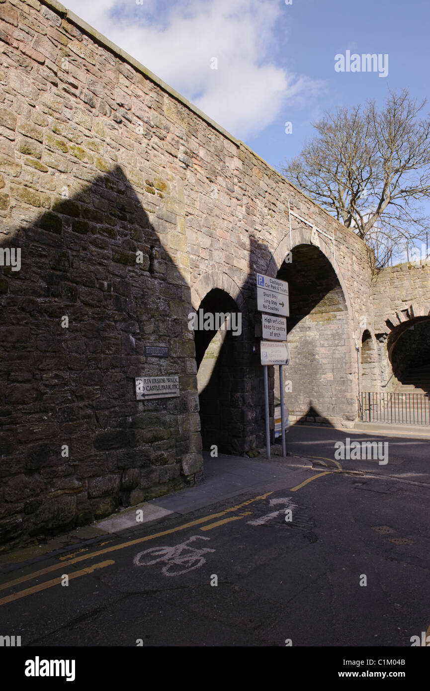 Remparts, Brixham, ville frontière Banque D'Images