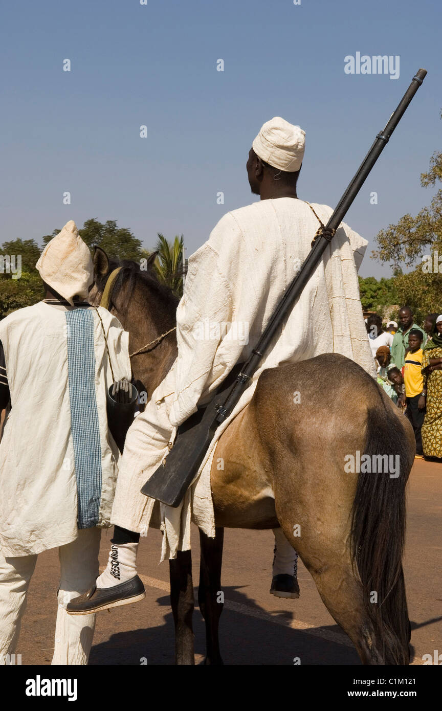 La ville de Sikasso, Mali, festivités Banque D'Images