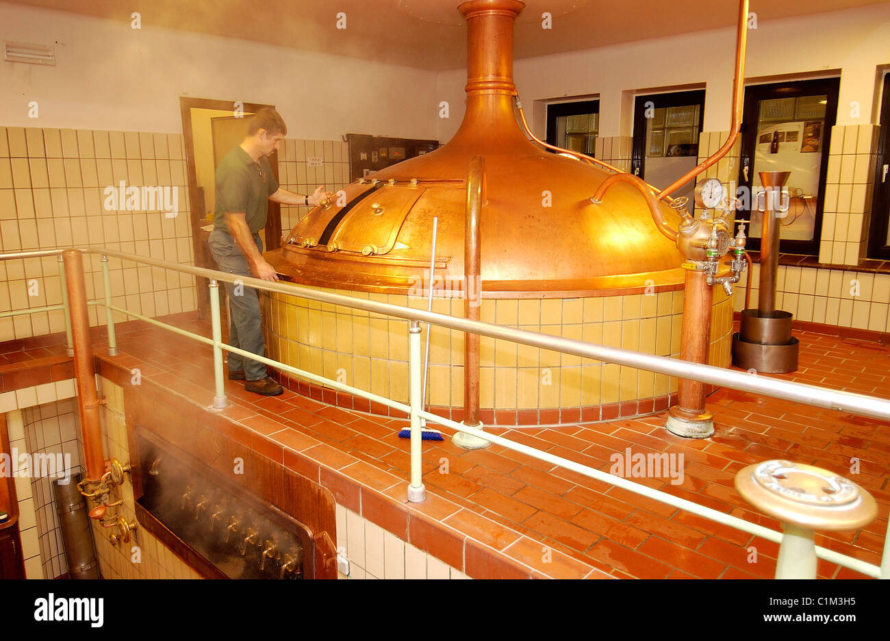 Belgique, Wallonie, région de bouillon, la brasserie de l'abbaye d