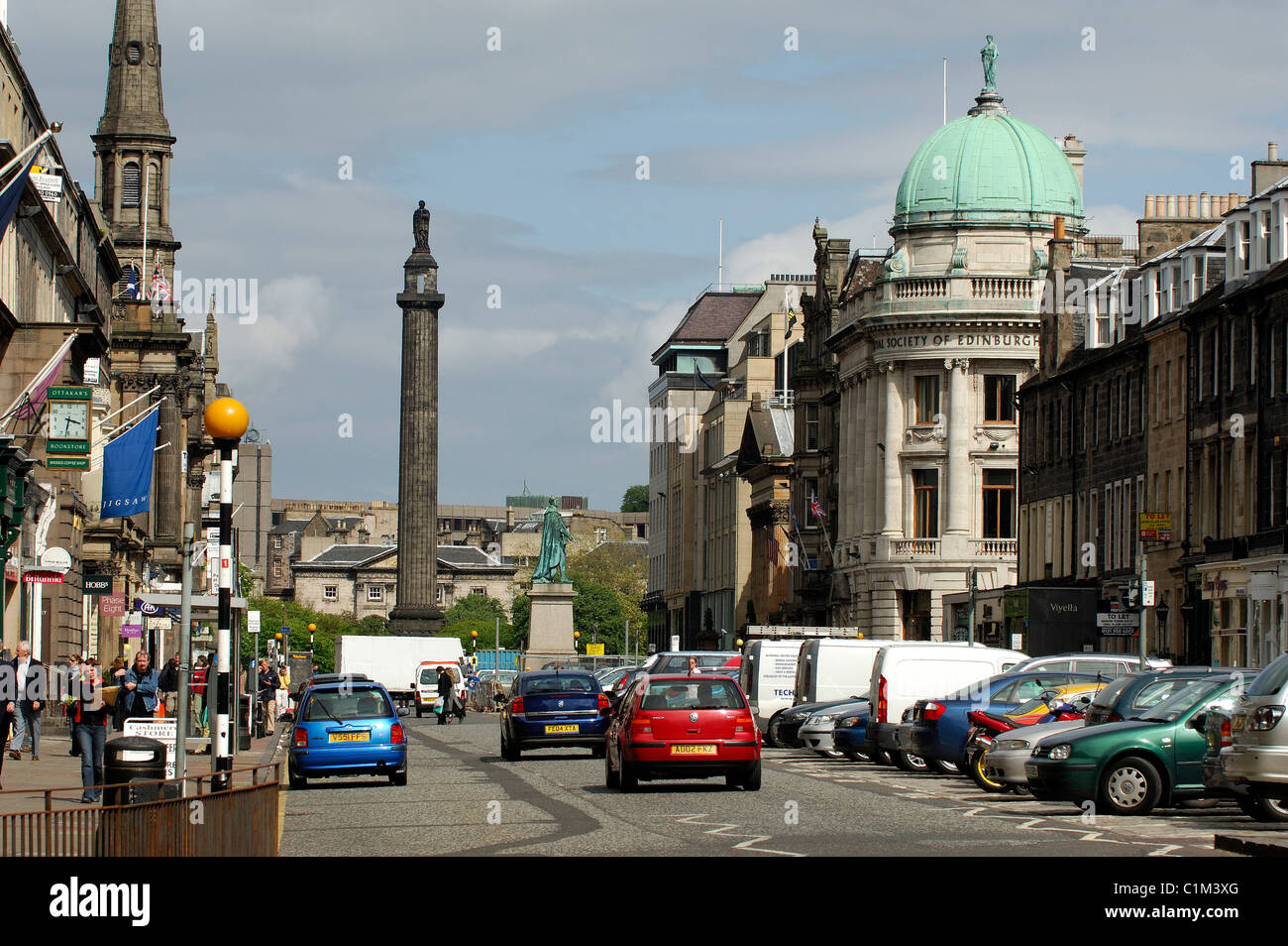 Royaume-uni, Ecosse, Edimbourg, ville nouvelle, le quartier géorgien Banque D'Images