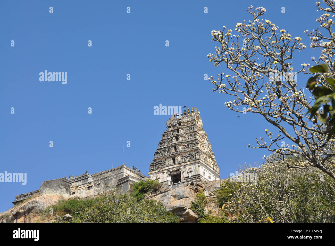 Seigneur Narasimha Swamy Temple Hindou Melukote Banque D'Images