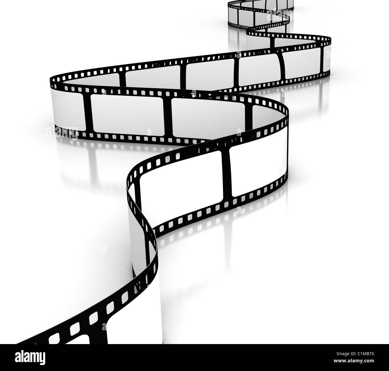 Film blanc Banque D'Images