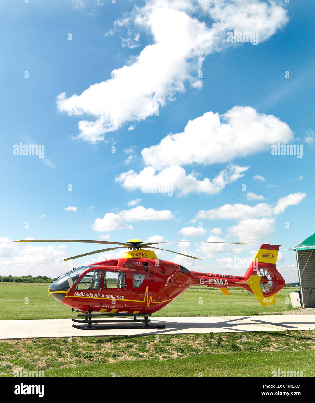 Air Ambulance RED Banque D'Images