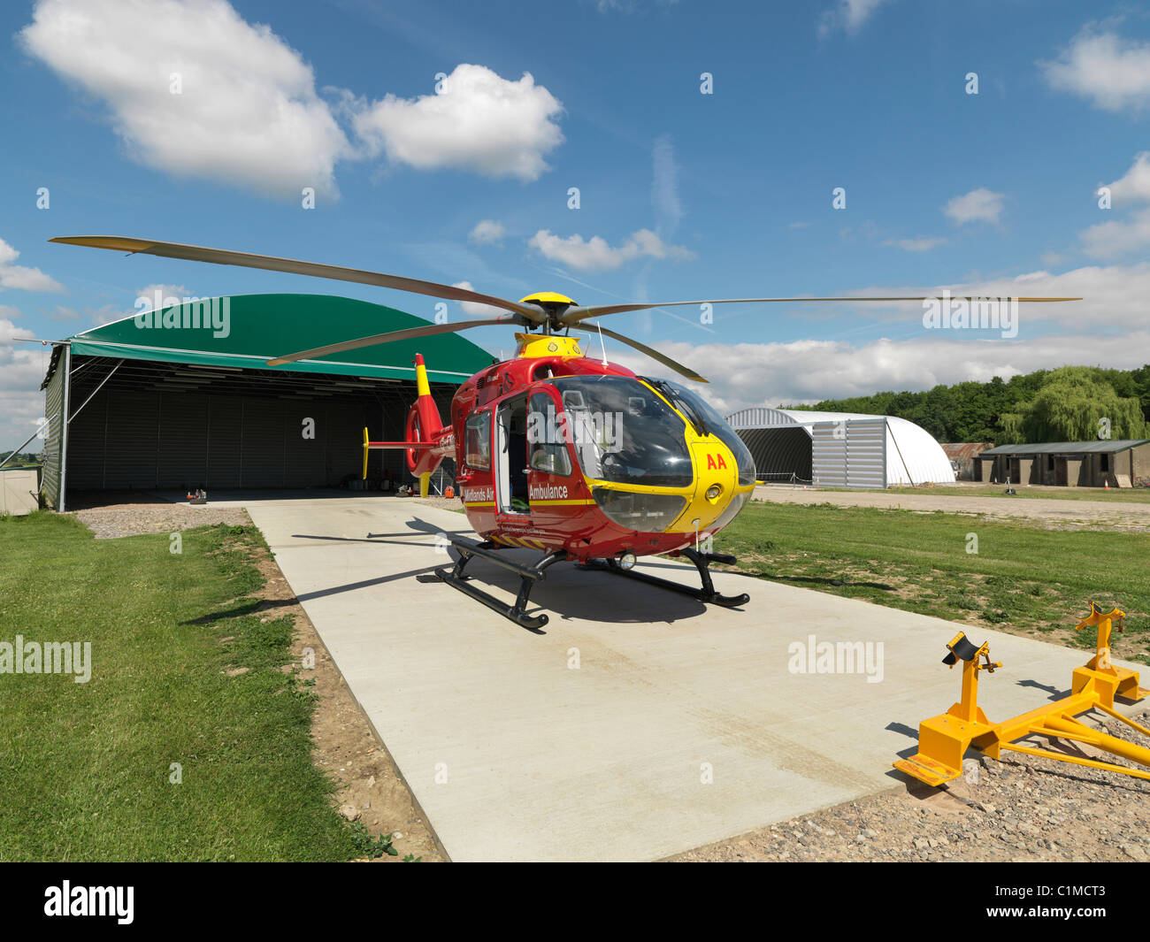 Air Ambulance RED Banque D'Images