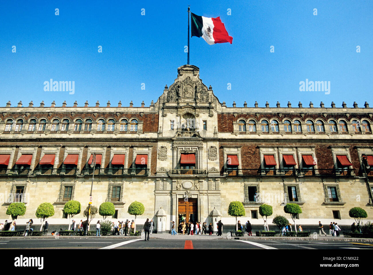 Mexico, District Fédéral, Mexico, Palacio Nacional (Palais National ot du Palais du président) Banque D'Images