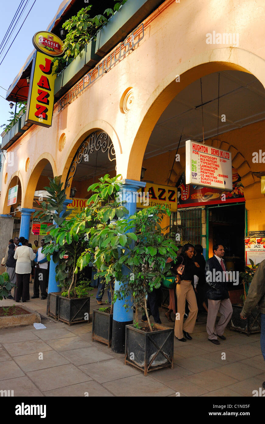 Kenya, Nairobi, Moi Avenue Banque D'Images