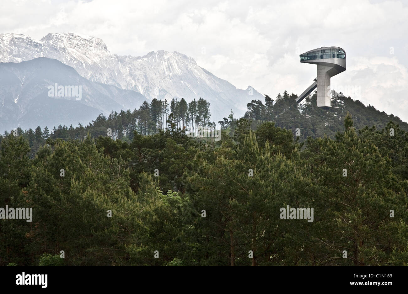 Innsbruck, Bergisel-Schanze Banque D'Images