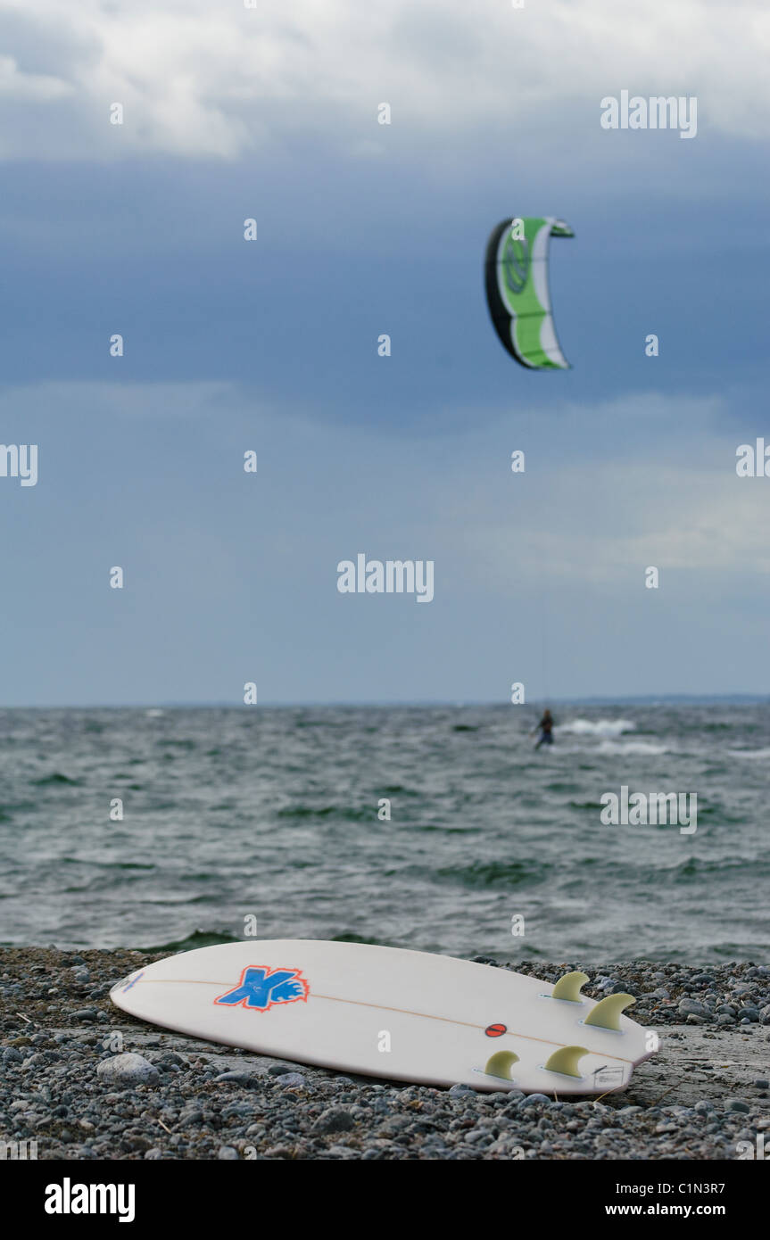 Le kite surf Banque D'Images