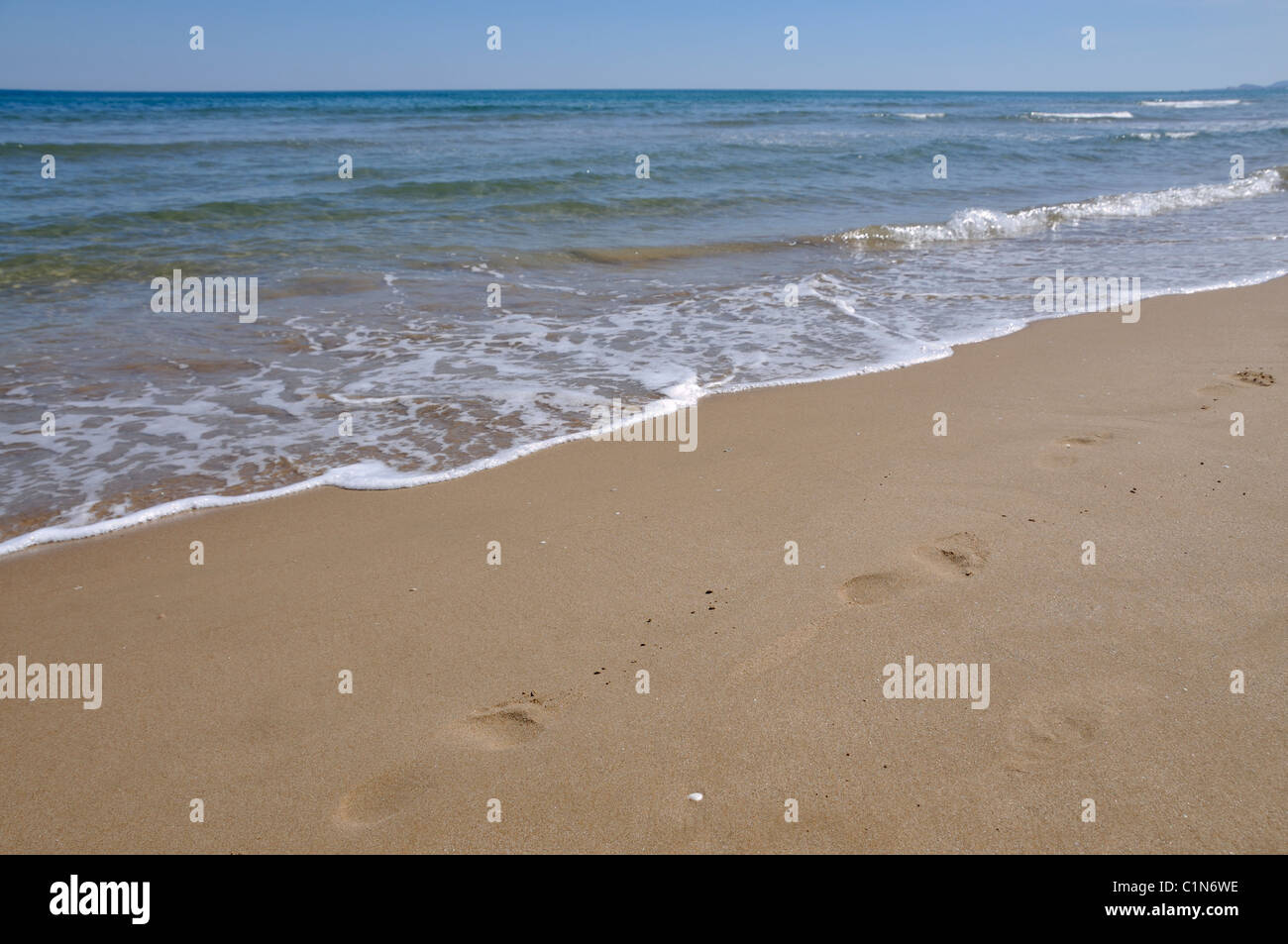 De la mer. Oliva. Communauté de Valence. Espagne Banque D'Images