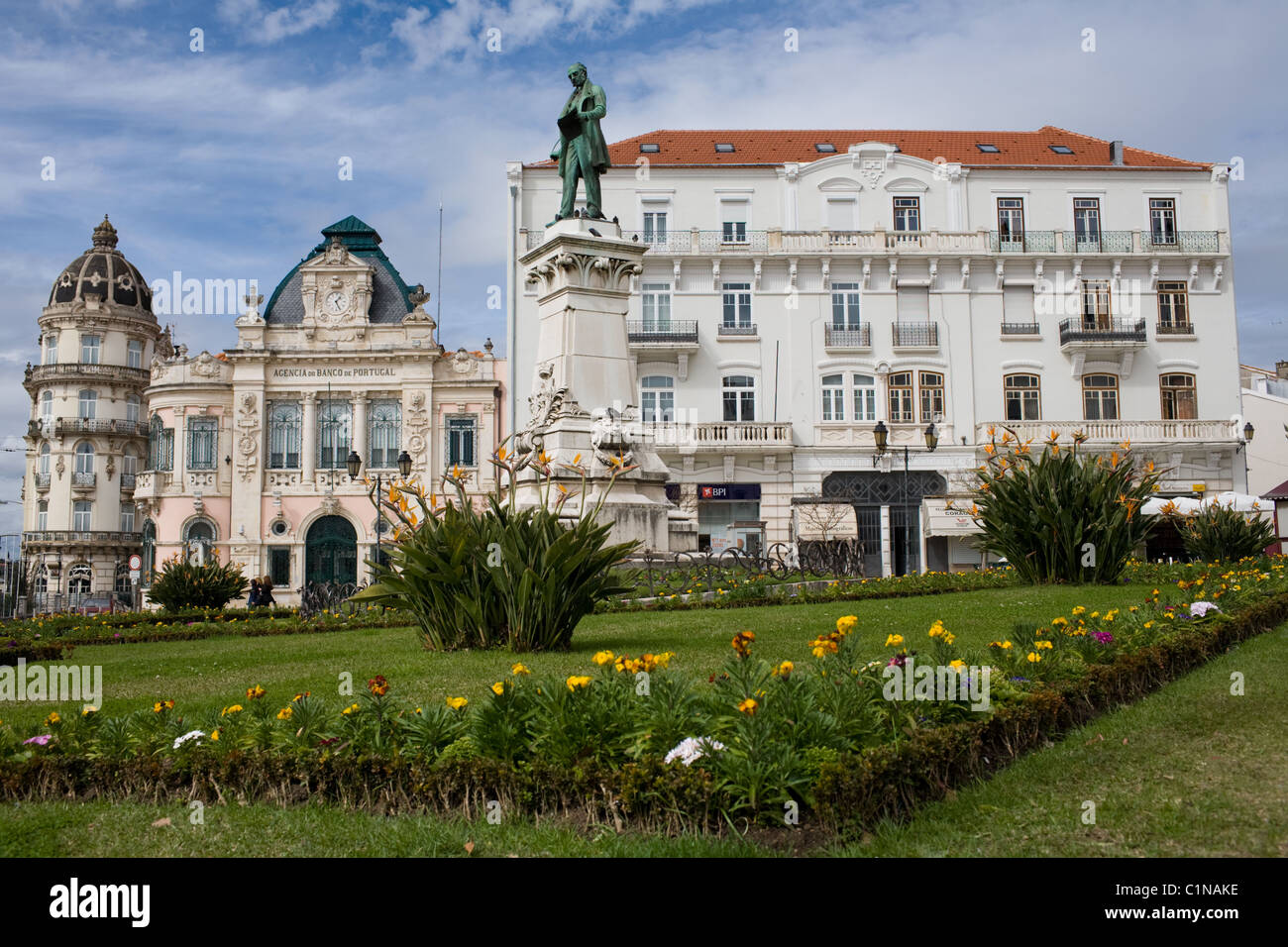 Largo Da Portagem, Coimbra, Portugal Banque D'Images