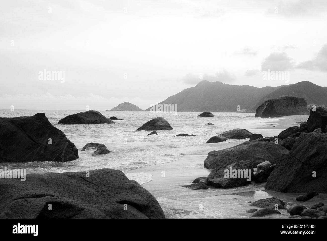 Grumari beach à Rio de Janeiro, Brésil Banque D'Images