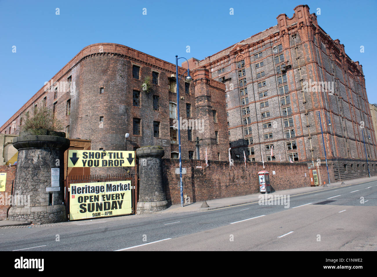 Stanley Dock Tobacco Warehouse, Stanley Dock, Liverpool, Angleterre, Royaume-Uni Banque D'Images