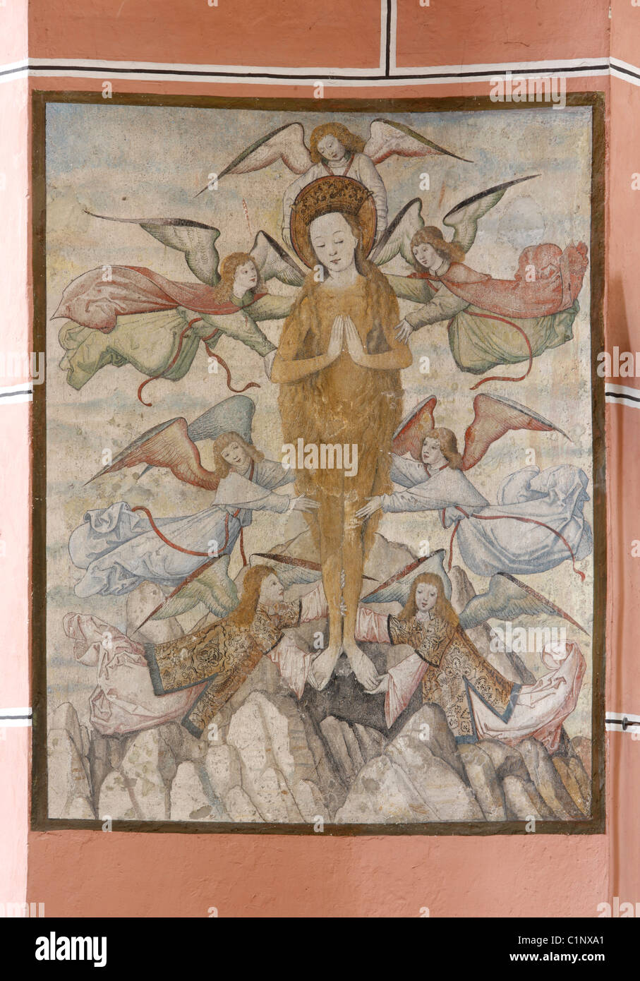 Oberwesel, Liebfrauenkirche Banque D'Images