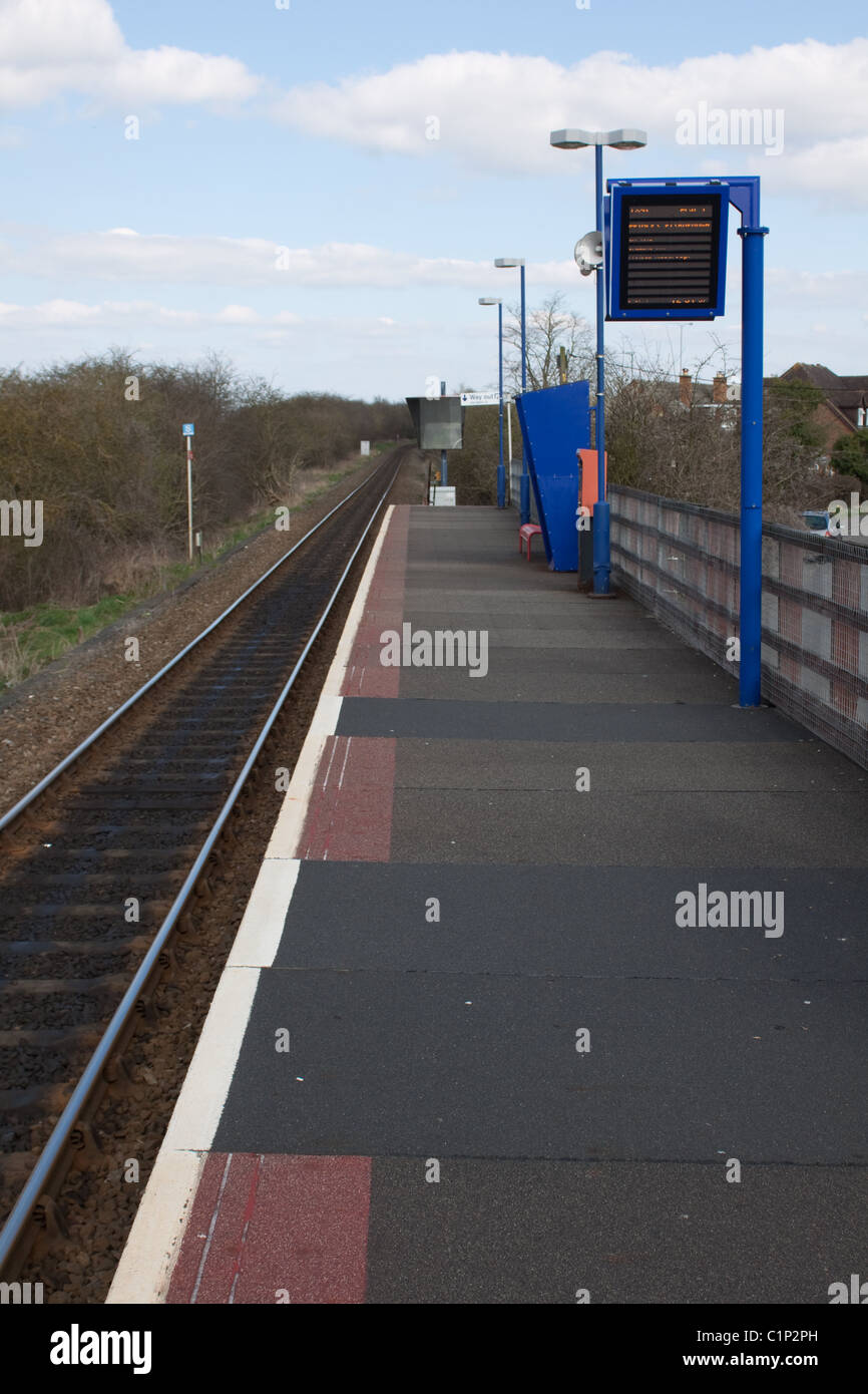 Monk Risborough Railway Station sur Chiltern Railways à vers Aylesbury Banque D'Images