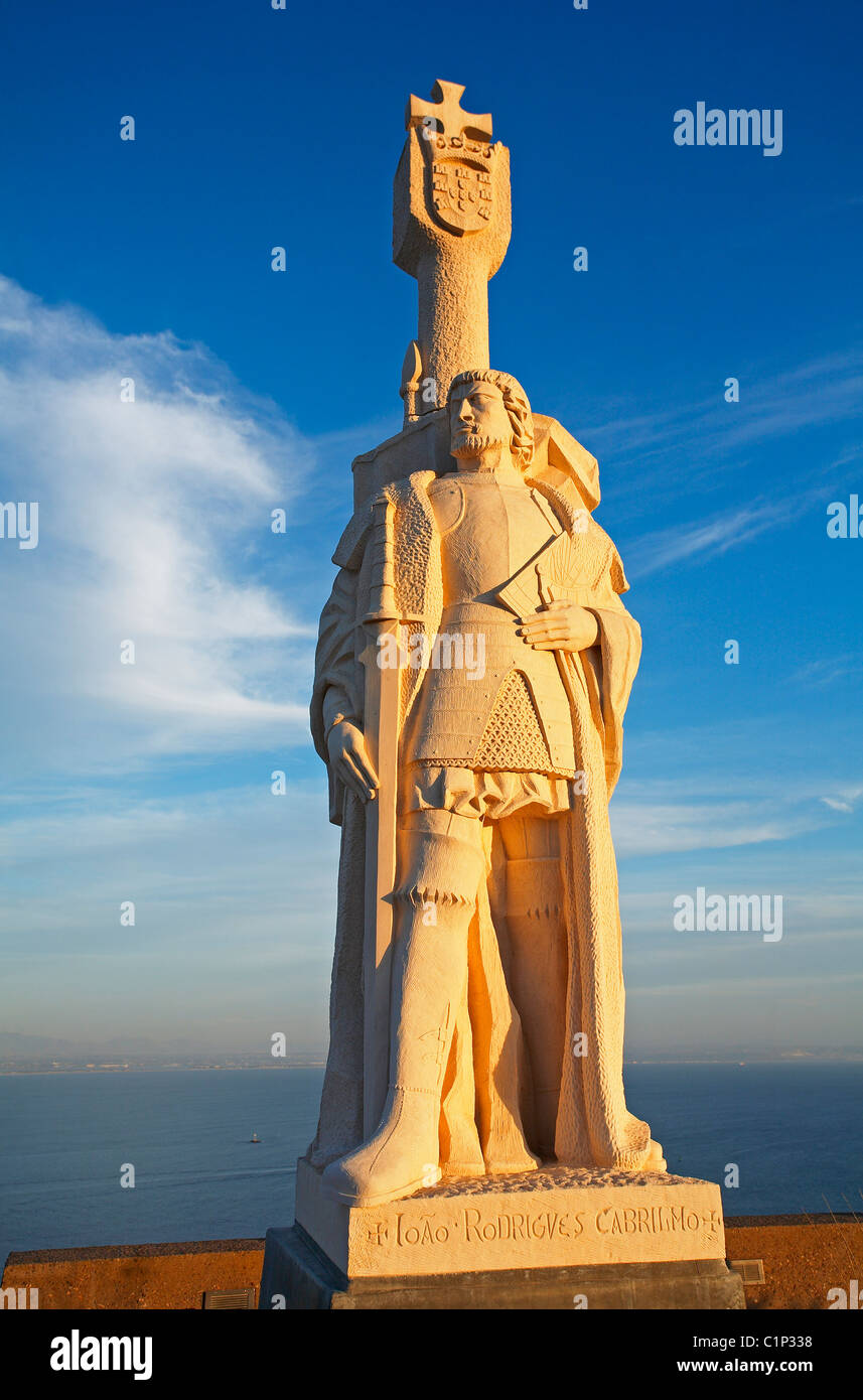 United States California San Diego Cabrillo National Monument l'explorateur Juan Rodriguez Cabrillo's statue commémorant son Banque D'Images