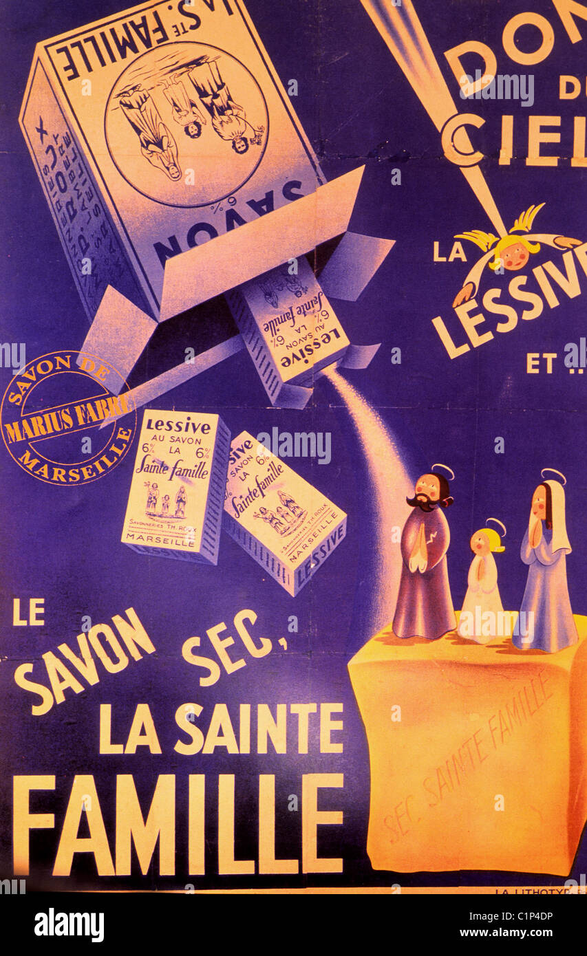 France, Bouches du Rhone, Salon de Provence, Musée de la Savonnerie Marius  Fabre Marius Fabre Savon" (Musée Photo Stock - Alamy