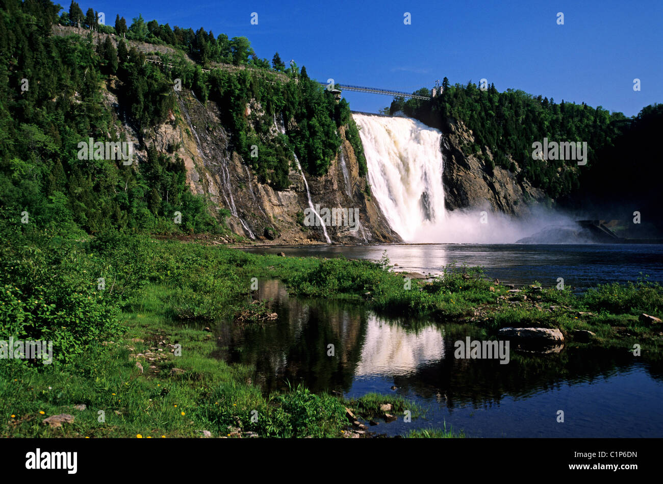 Canada, Quebec Province, Beaufort, chute Montmorency Banque D'Images