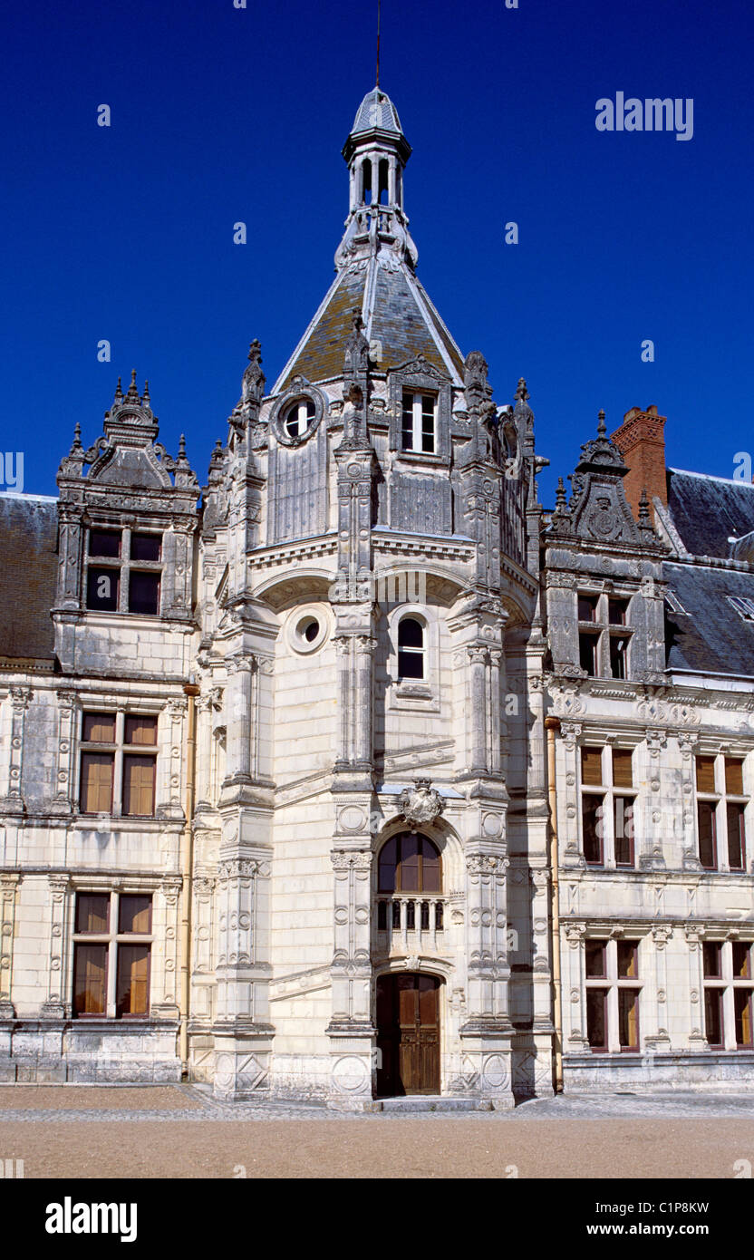 France, Loir et Cher, vallée du Cher, le château de Saint Aignan Banque D'Images