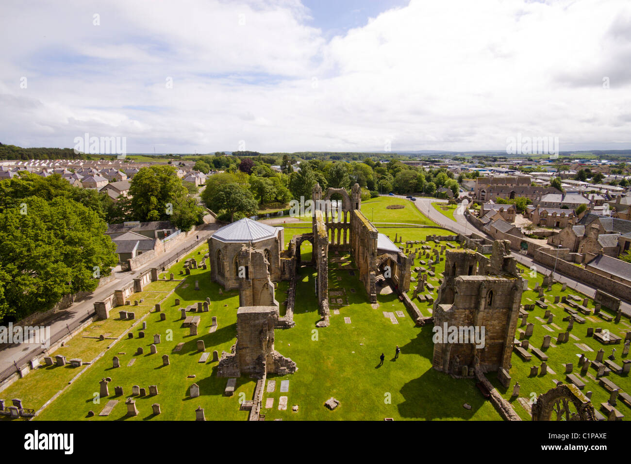 L'Écosse, Cathédrale d'Elgin, ruines Banque D'Images