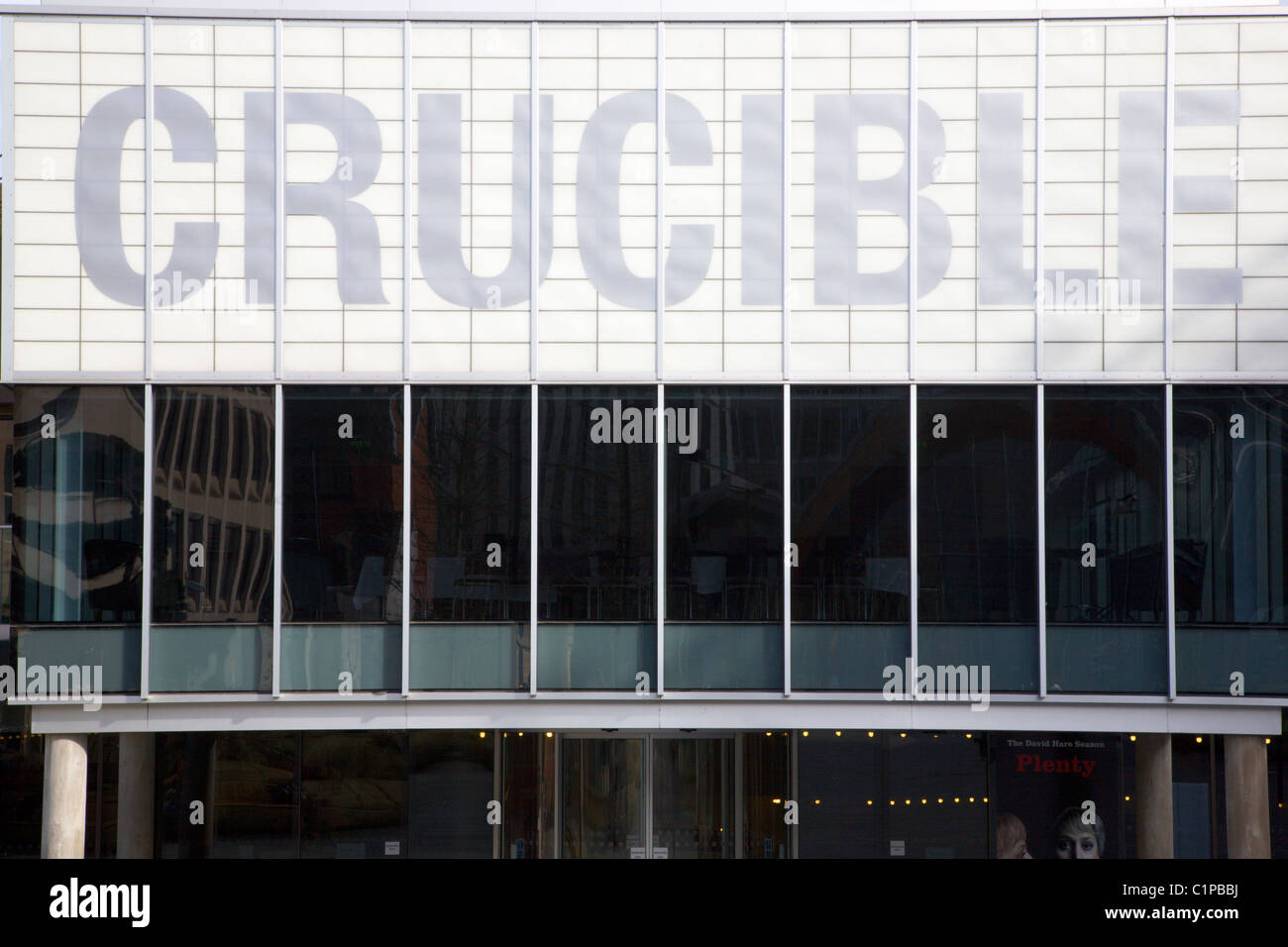 Le théâtre Crucible Sheffield South Yorkshire Angleterre Banque D'Images