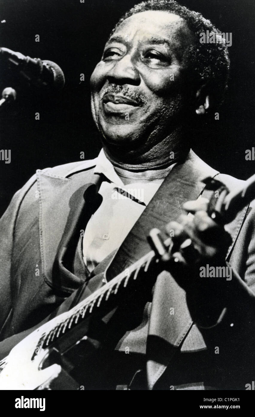 MUDDY WATERS (1913-1983) musicien de blues américain Banque D'Images