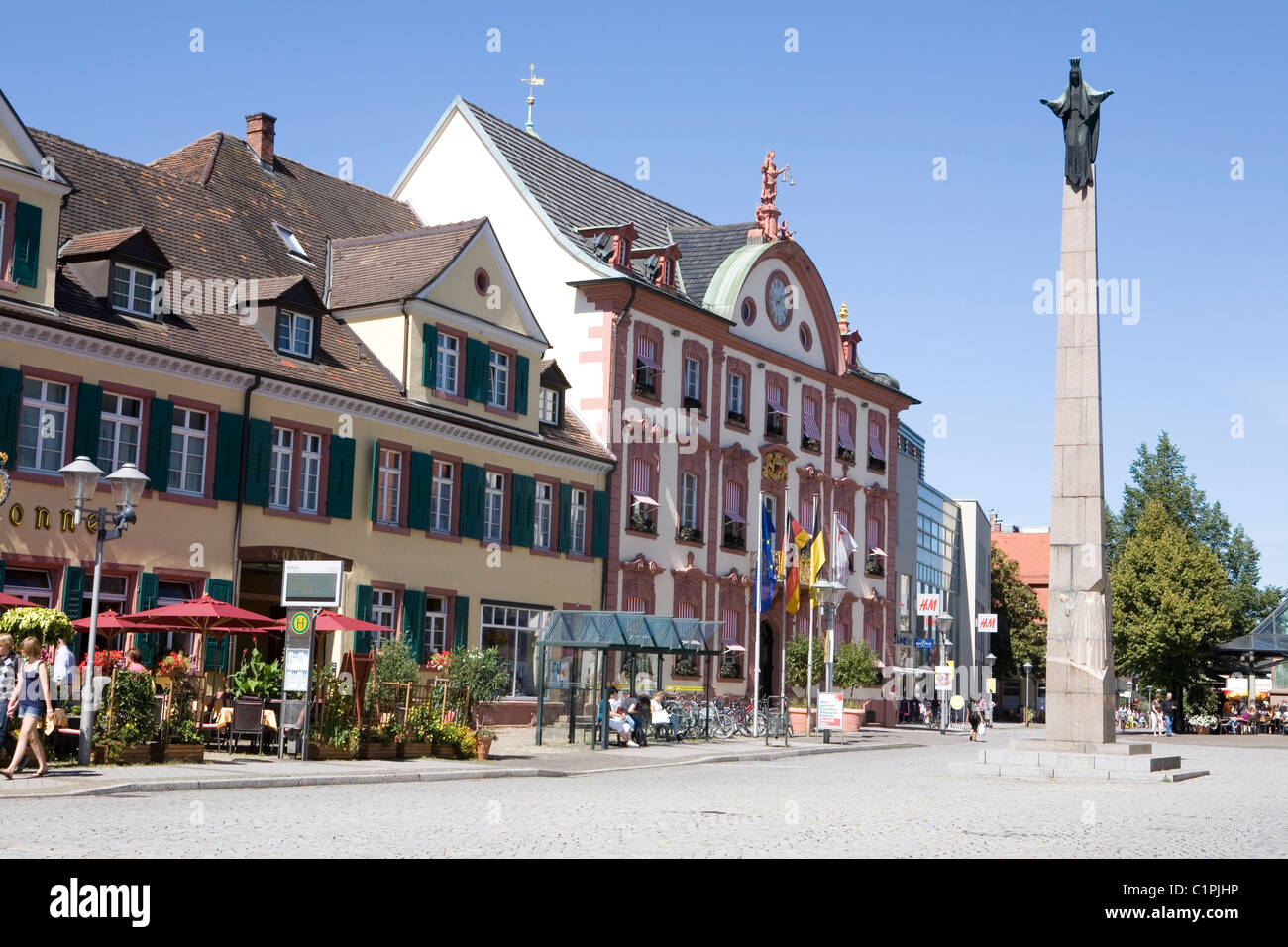 Germany, Bavaria, Offenburg, l'obélisque de la ville Banque D'Images