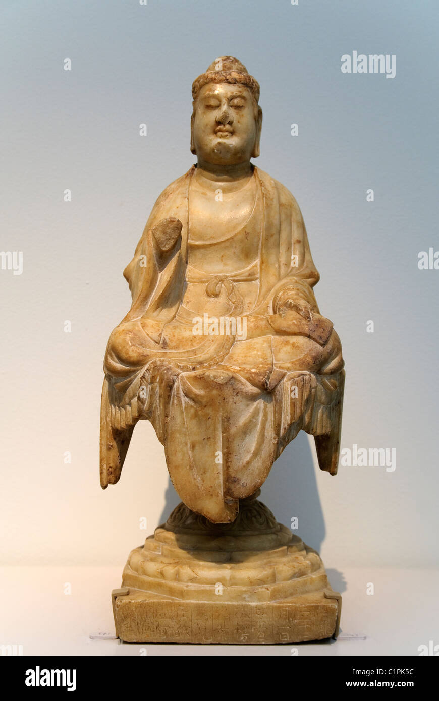 Bouddha, ca. 750 ; de la dynastie Tang (618-907) Banque D'Images