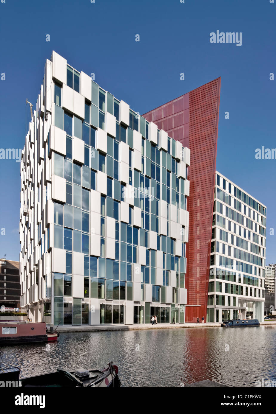 Carmine Bâtiment dans Merchant Square, Paddington, conçues par les architectes mossessian & Partners. Banque D'Images