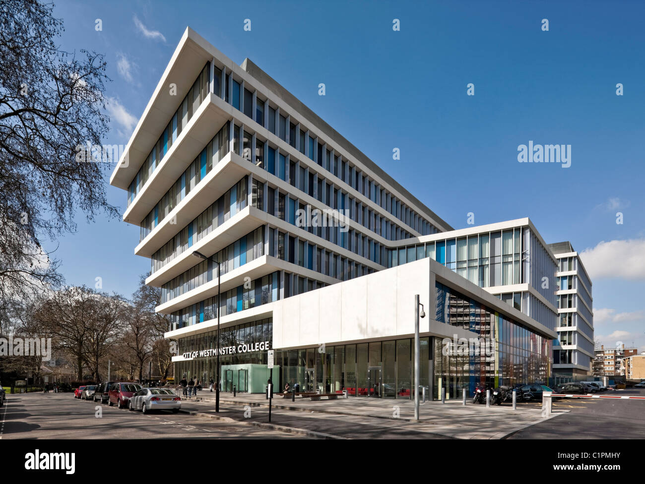 Ville de Westminster College conçu par Schmidt hammer lassen architects. Banque D'Images