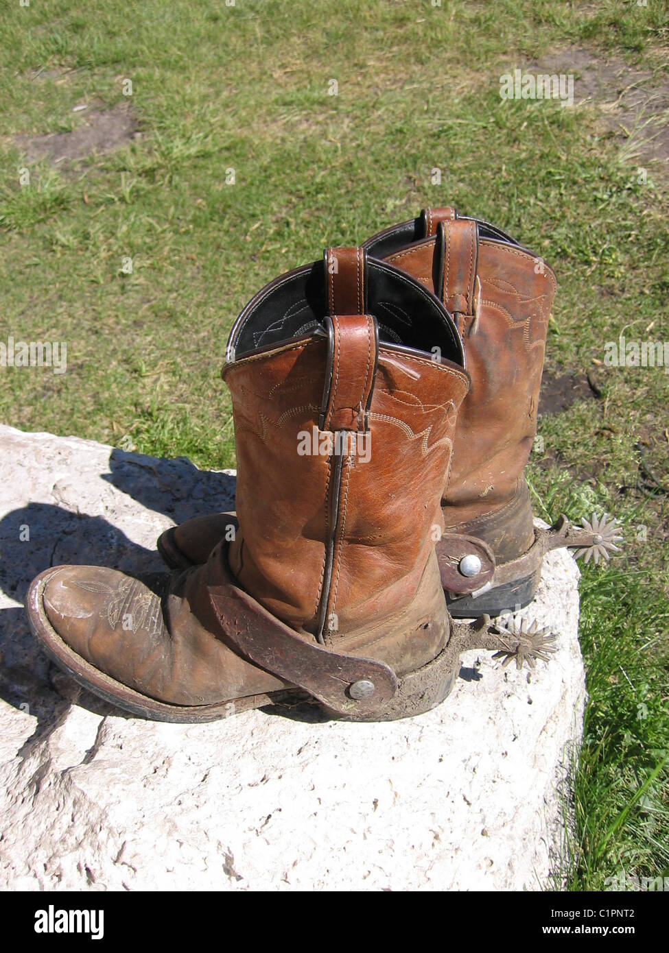 Paire De Bottes De Cowboy Vecteurs libres de droits et plus d'images