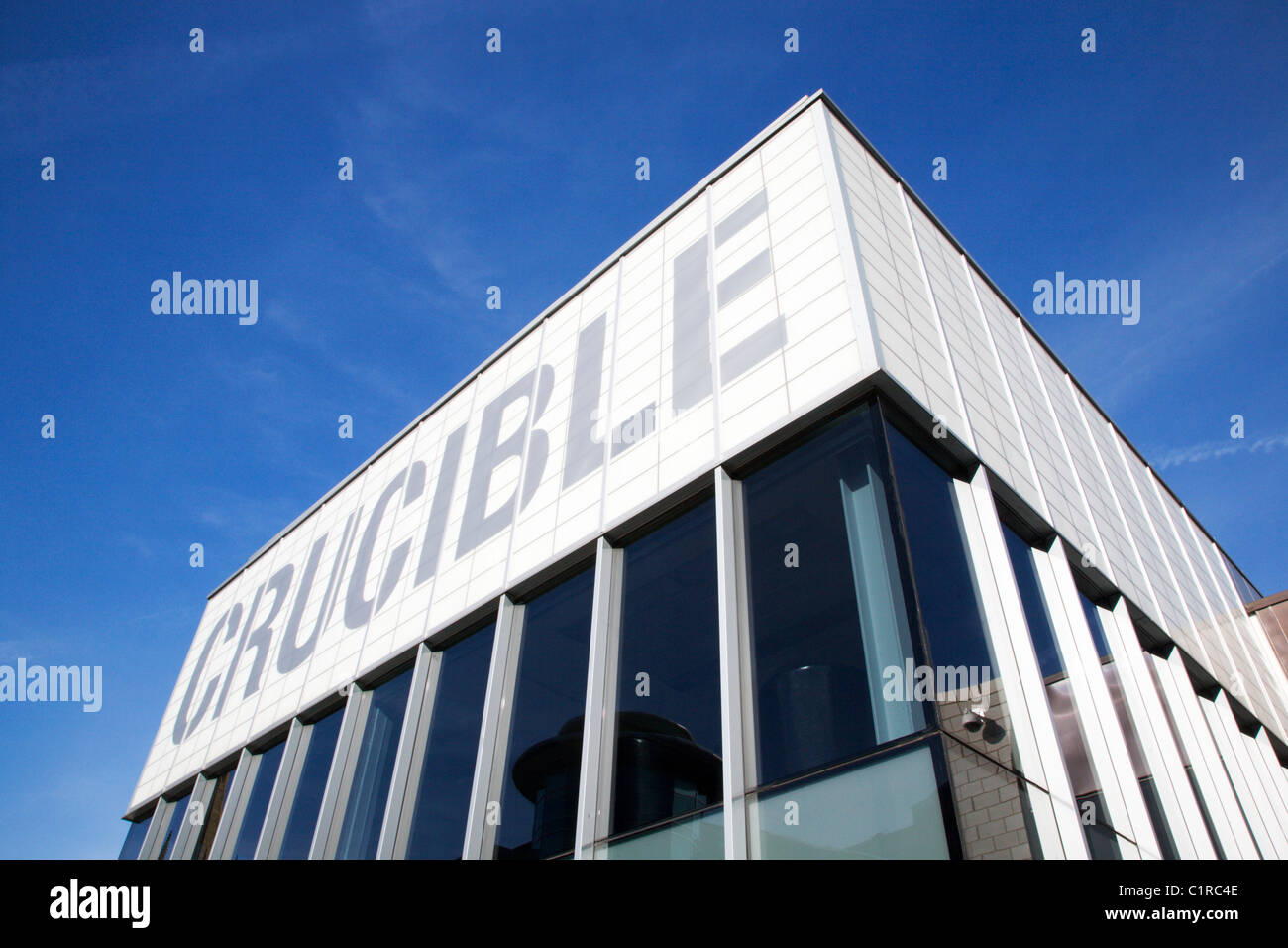 Le théâtre Crucible Sheffield South Yorkshire Angleterre Banque D'Images