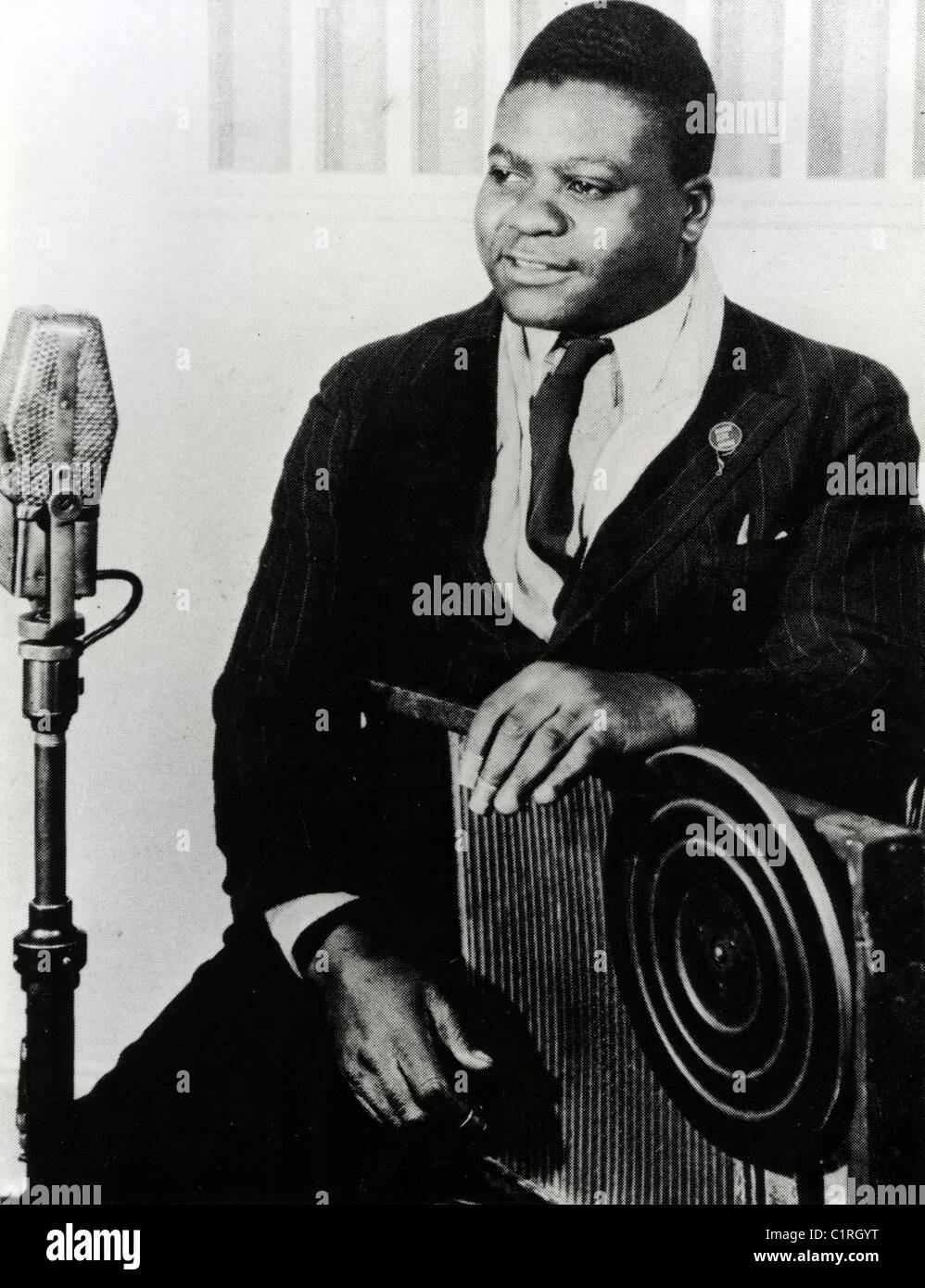 WASHBOARD SAM (1910-1966) musicien de blues américain Banque D'Images