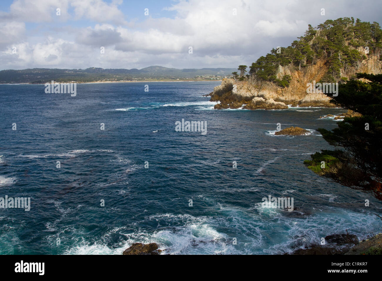 Voir à Point Lobos State Natural Réserver California USA Banque D'Images
