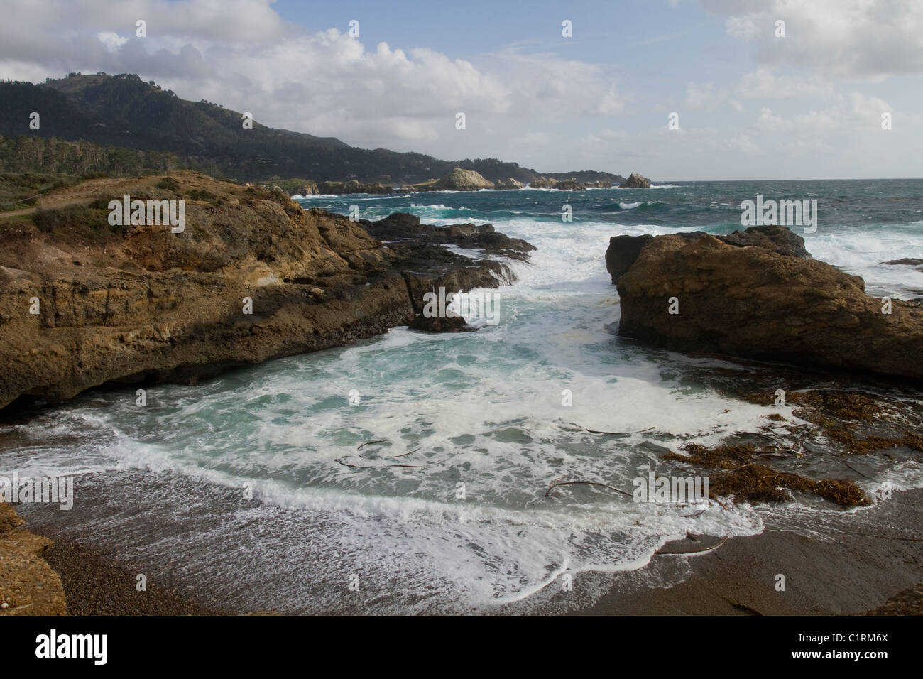 Voir à Point Lobos State Natural Réserver California USA Banque D'Images