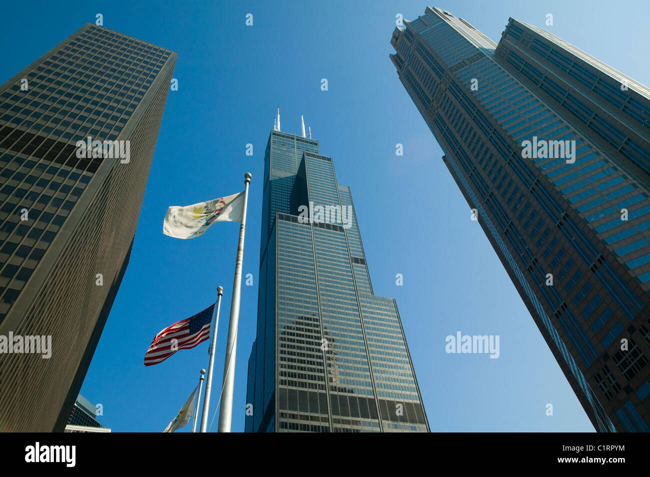 La Willis Tower, Chicago Banque D'Images