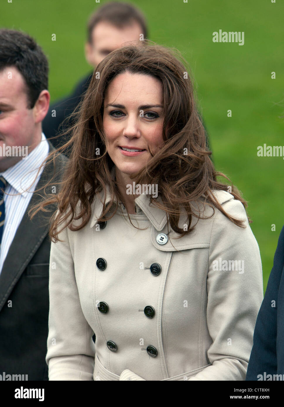 Le prince William et Kate Middleton visiter Belfast en mars 2011 Banque D'Images