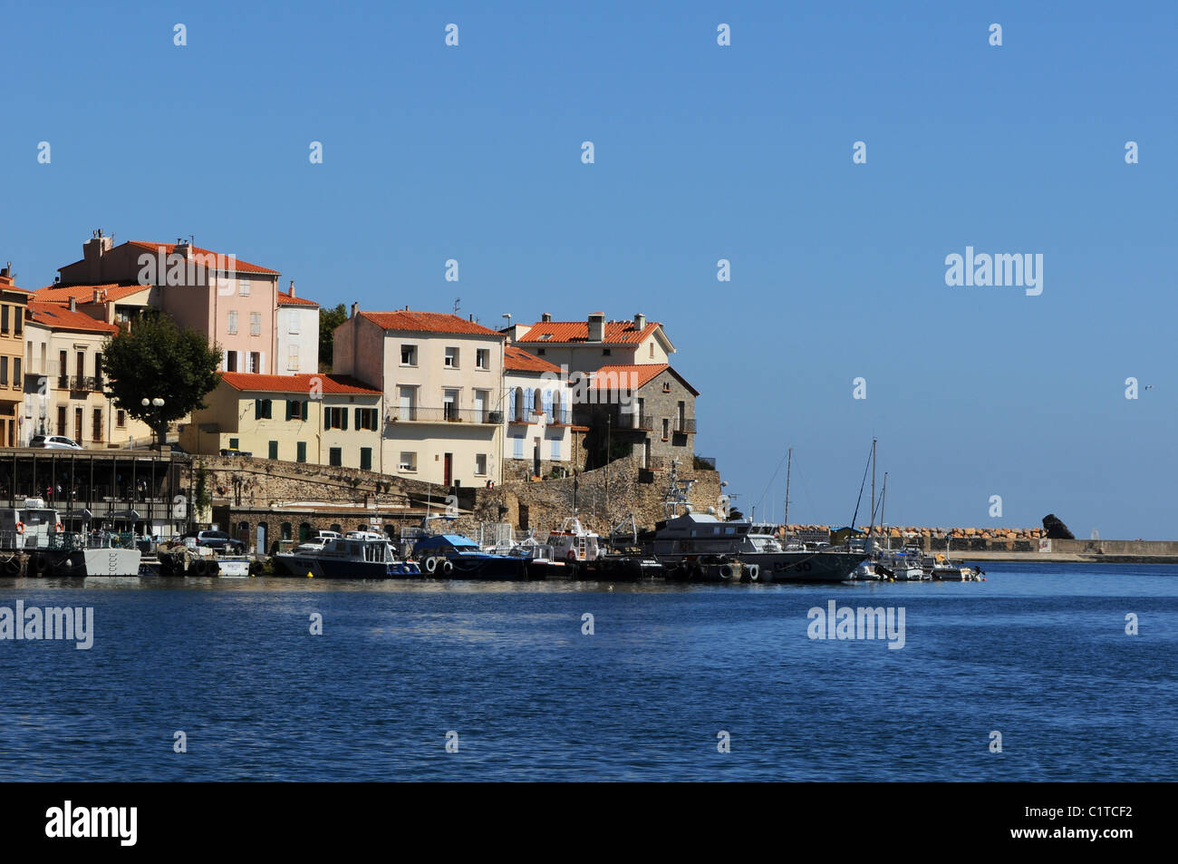 Le port de Port Vendres Banque D'Images