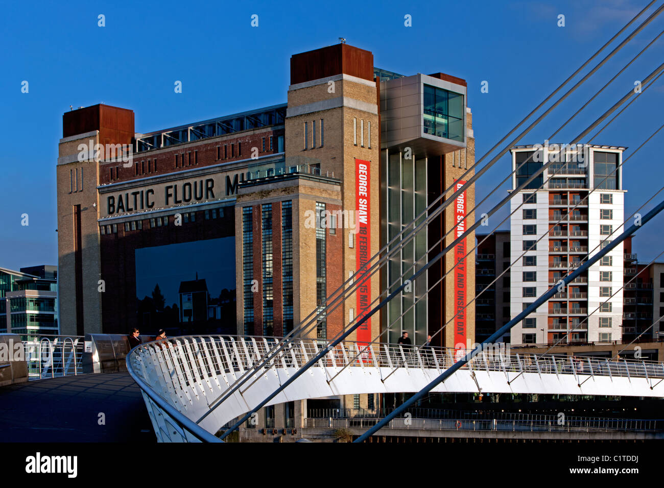 Vue de jour du BALTIC Centre for Contemporary Art, Gateshead Newcastle Quayside, Gateshead, Tyne et Wear Banque D'Images