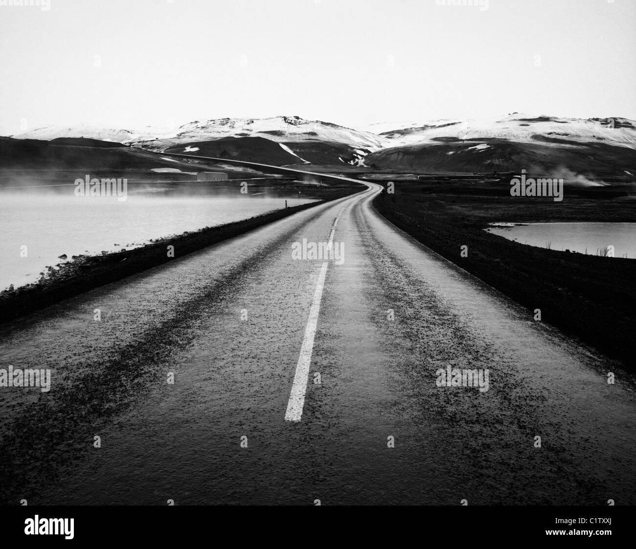 La rocade à Reykjavík, Islande Banque D'Images