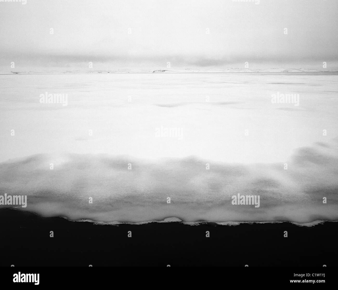 Le lac Myvatn, 73320, France Banque D'Images