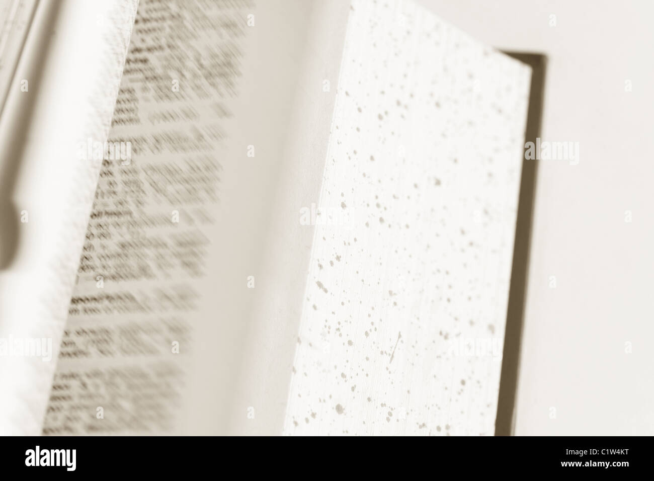 Dictionary close up shot pour le fond Banque D'Images