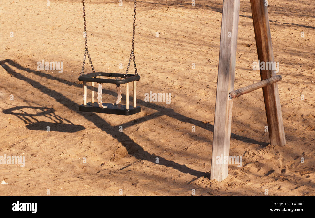 Swing avec ombre Banque D'Images