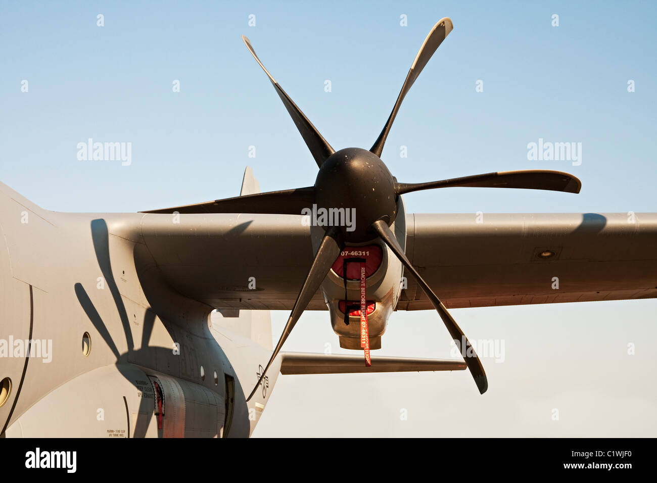 USA, Arkansas, Little Rock Air Force Base, Lockheed C-130 Hercules Banque D'Images