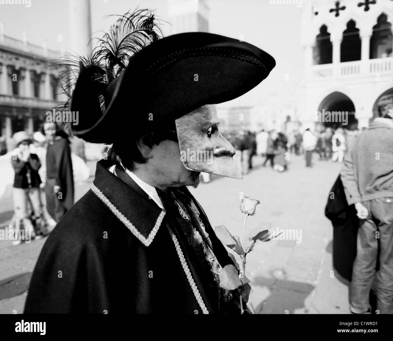 Carnaval de Venise, Venise, Italie (c) 1992 Banque D'Images